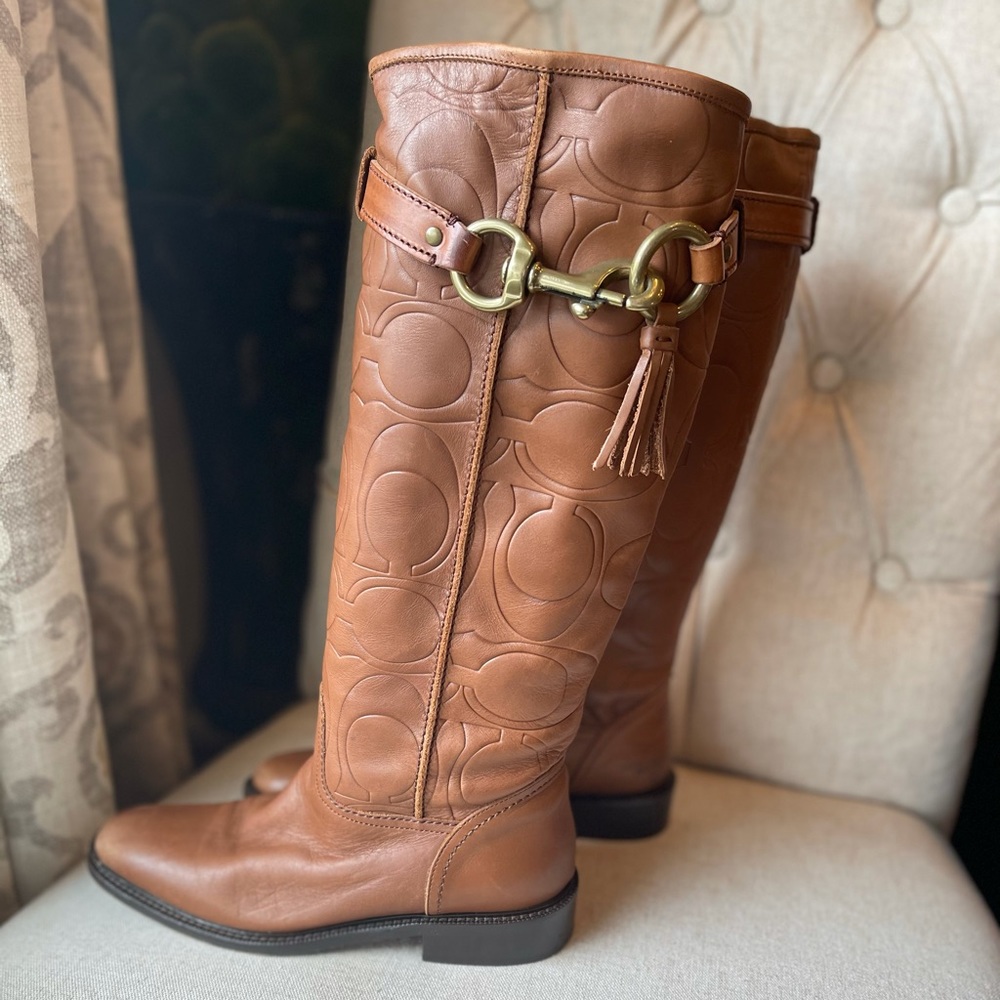 Coach riding boots